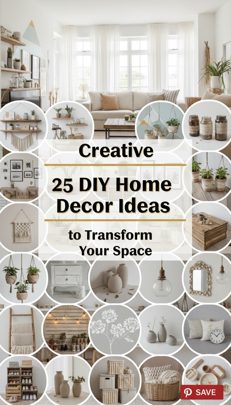 25 DIY home decor ideas - decoriple