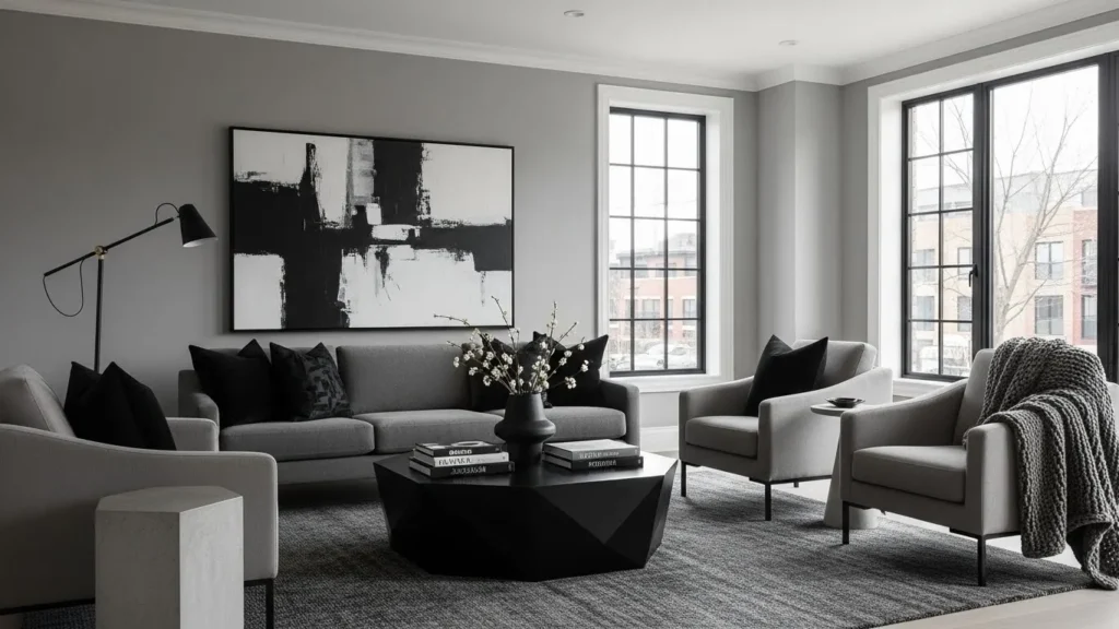 Gray Living Room Designs