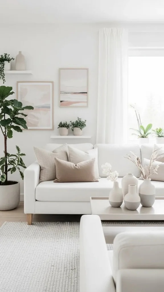 White Living Room Ideas