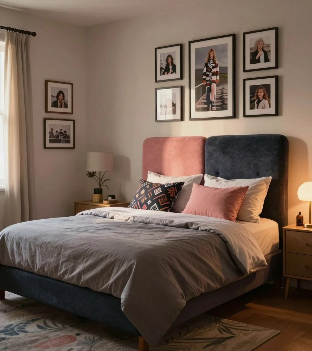 Personalized bedroom set showcasing customizable features and unique decor.