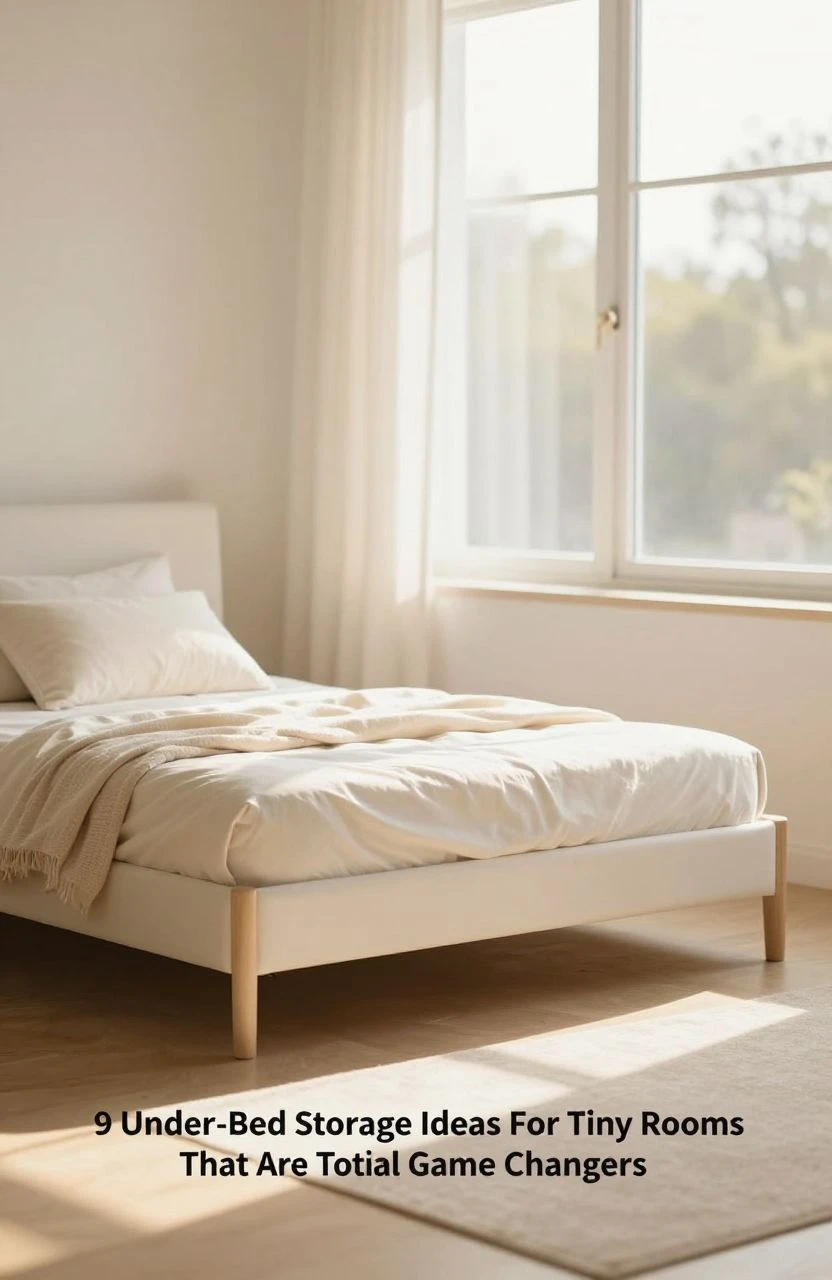 9 Under-Bed Storage Ideas For Tiny Rooms That Are Total Game Changers — warm lifestyle scene